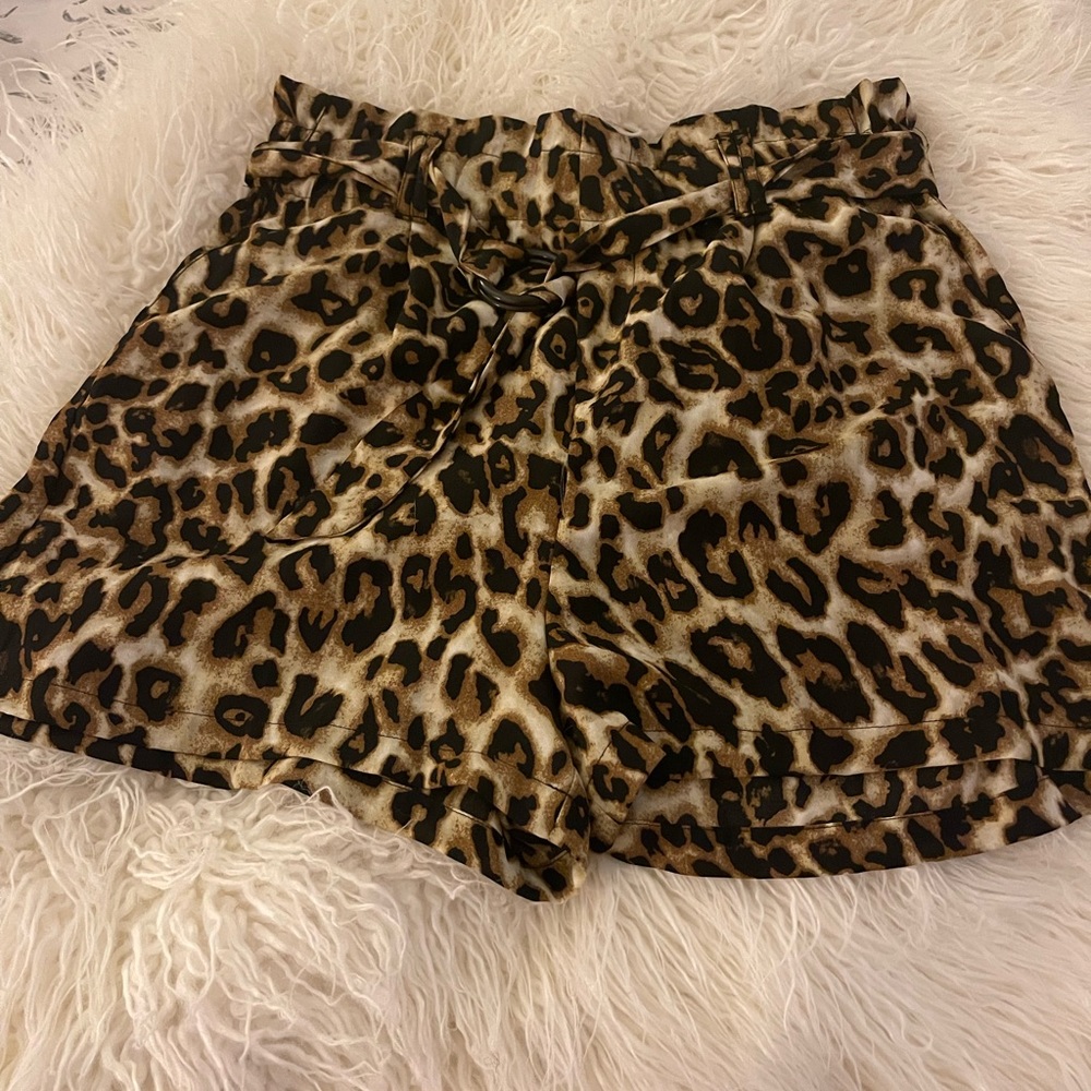 Leopard shorts